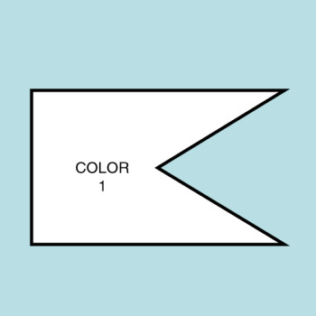 Solid Color Castle Flag F188 Solid Color Castle Flag F188