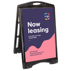A Plus A-Frame Sidewalk Sign