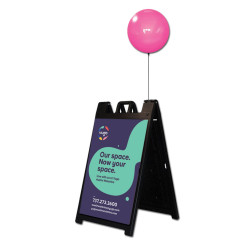 Yugo One Balloon Sign-A-Cade Bracket Kit